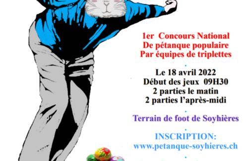 Tournoi du lundi de Pâques en Triplettes .... (32 équipes)