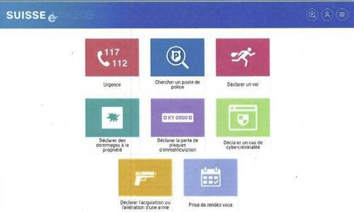 Poste de police en ligne